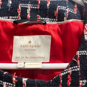 Kate Spade tweed jacket, multicolored, size 2